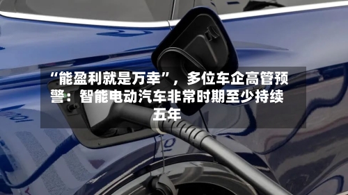“能盈利就是万幸	”，多位车企高管预警：智能电动汽车非常时期至少持续五年-第2张图片