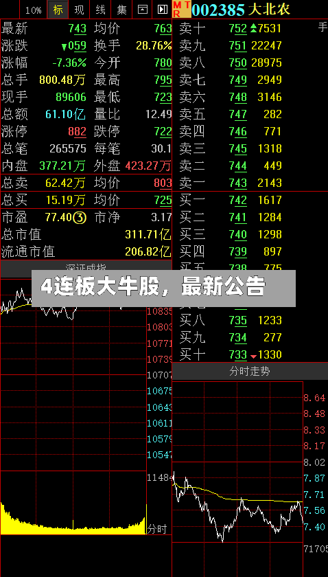 4连板大牛股，最新公告-第3张图片