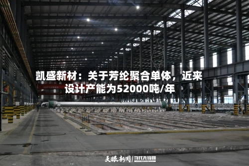 凯盛新材：关于芳纶聚合单体，近来设计产能为52000吨/年
