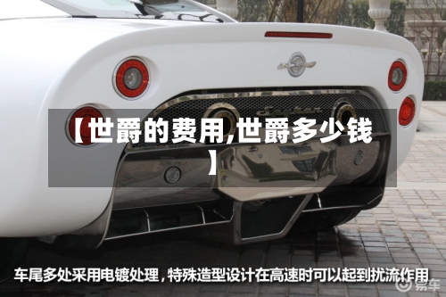 【世爵的费用,世爵多少钱】
