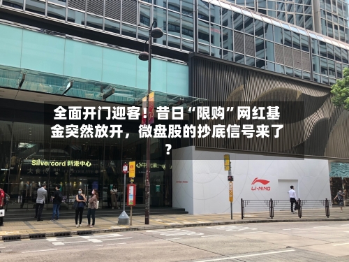 全面开门迎客！昔日“限购	”网红基金突然放开	，微盘股的抄底信号来了？-第2张图片