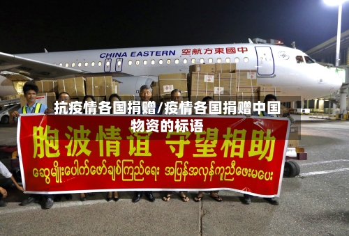 抗疫情各国捐赠/疫情各国捐赠中国物资的标语