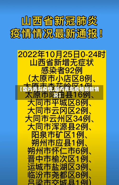 【国内青岛疫情,国内青岛疫情最新情况】-第2张图片
