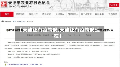 【天津还有疫情吗,天津还有疫情吗现在】