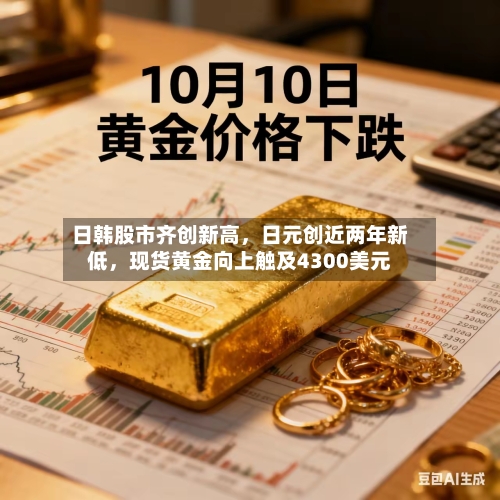 日韩股市齐创新高，日元创近两年新低，现货黄金向上触及4300美元