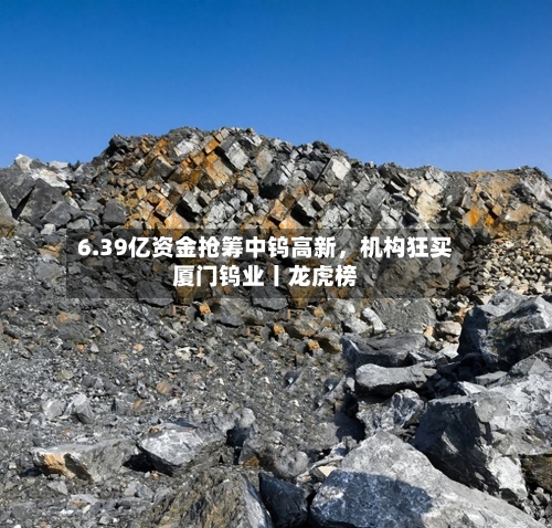 6.39亿资金抢筹中钨高新	，机构狂买厦门钨业丨龙虎榜-第2张图片
