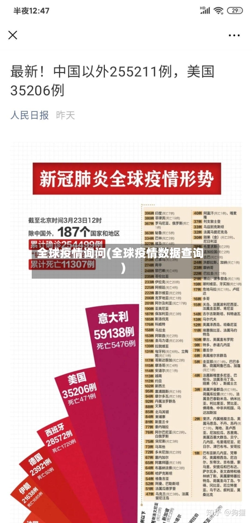 全球疫情询问(全球疫情数据查询)-第3张图片