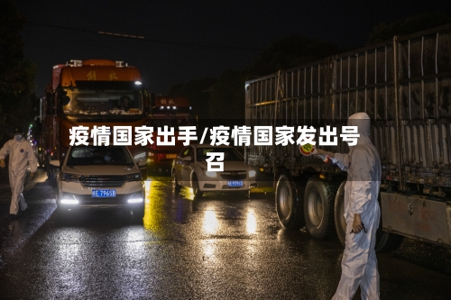 疫情国家出手/疫情国家发出号召-第2张图片