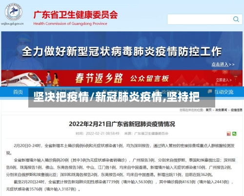 坚决把疫情/新冠肺炎疫情,坚持把