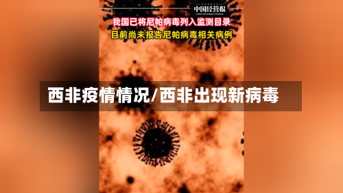 西非疫情情况/西非出现新病毒-第2张图片