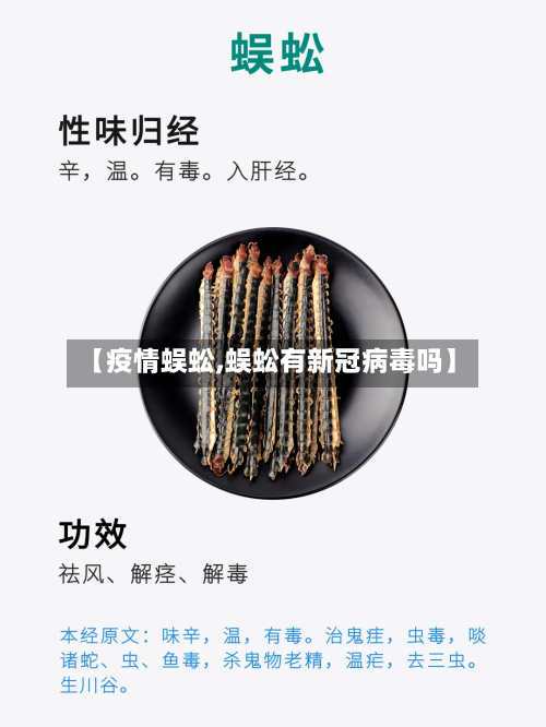 【疫情蜈蚣,蜈蚣有新冠病毒吗】-第3张图片