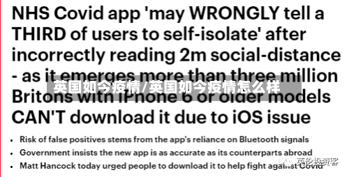 英国如今疫情/英国如今疫情怎么样