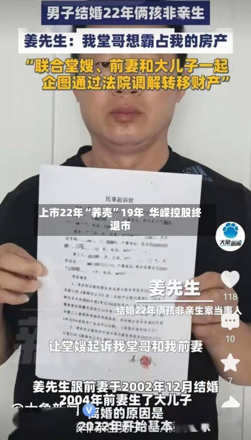 上市22年“养壳”19年  华嵘控股终退市-第2张图片