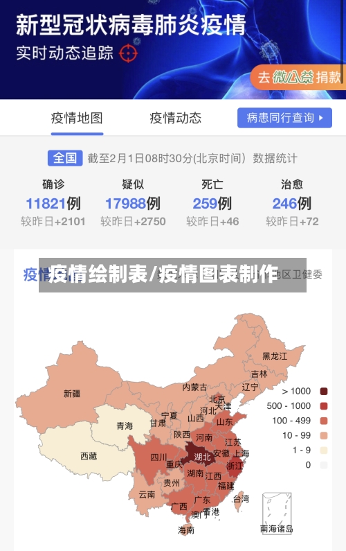 疫情绘制表/疫情图表制作