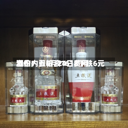 酒价内参6月24日费用发布：五粮液1618下跌6元