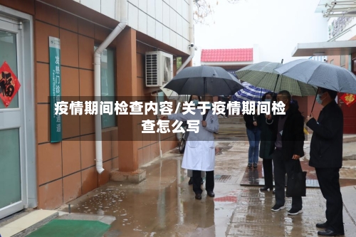 疫情期间检查内容/关于疫情期间检查怎么写