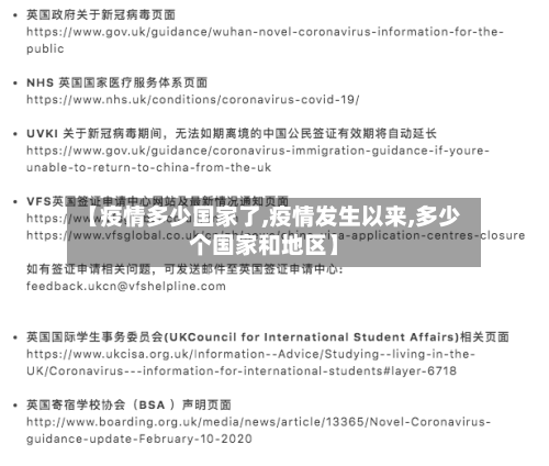 【疫情多少国家了,疫情发生以来,多少个国家和地区】-第2张图片