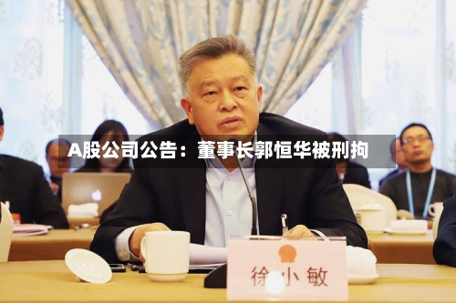 A股公司公告:董事长郭恒华被刑拘-第2张图片