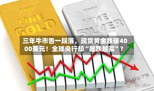 三年牛市告一段落，现货黄金跌破4000美元！全球央行却“越跌越买”？-第2张图片