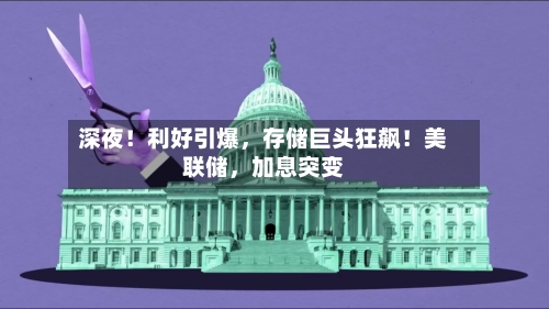 深夜！利好引爆	，存储巨头狂飙！美联储，加息突变-第2张图片