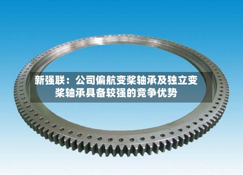 新强联：公司偏航变桨轴承及独立变桨轴承具备较强的竞争优势-第2张图片