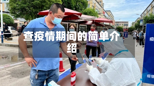 查疫情期间的简单介绍