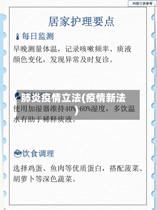 肺炎疫情立法(疫情新法)