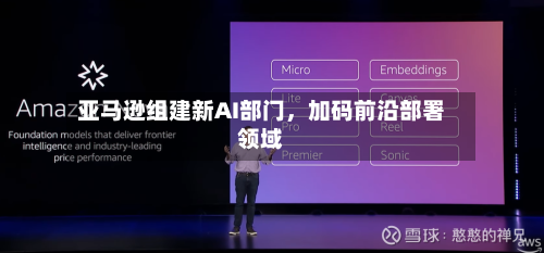 亚马逊组建新AI部门，加码前沿部署领域-第2张图片