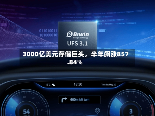 3000亿美元存储巨头，半年飙涨857.84%-第2张图片