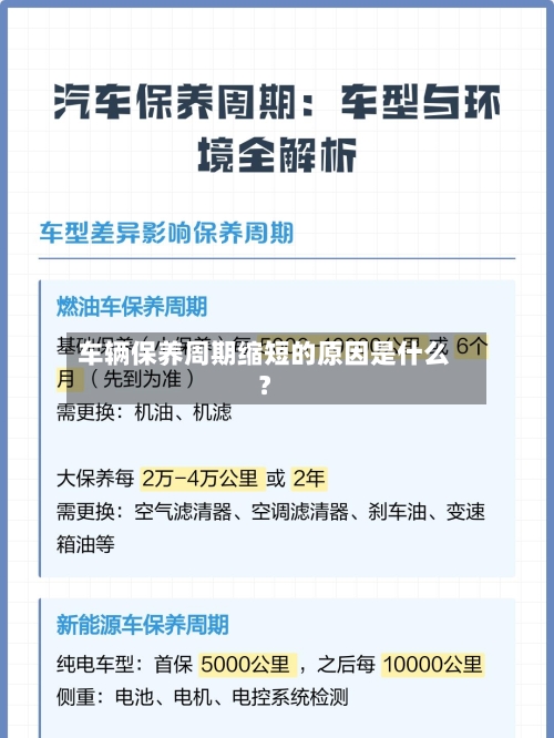 车辆保养周期缩短的原因是什么?-第3张图片
