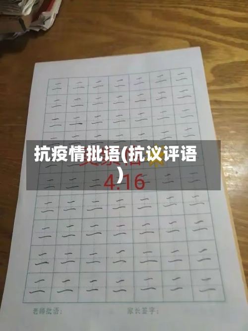 抗疫情批语(抗议评语)-第2张图片