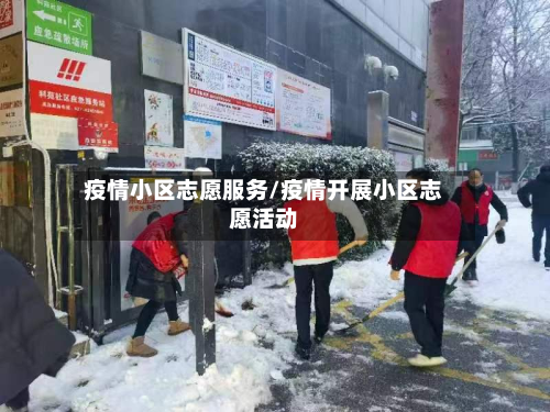 疫情小区志愿服务/疫情开展小区志愿活动