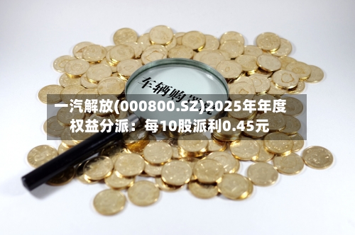 一汽解放(000800.SZ)2025年年度权益分派:每10股派利0.45元-第2张图片