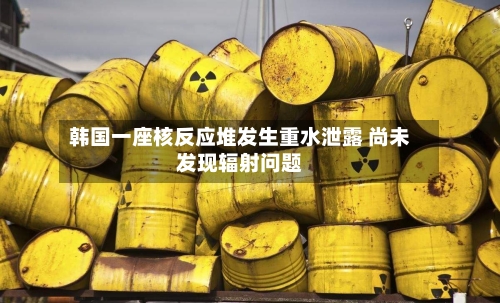 韩国一座核反应堆发生重水泄露 尚未发现辐射问题-第2张图片