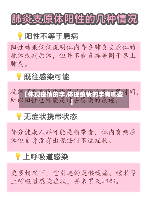 【体现疫情的字,体现疫情的字有哪些】-第3张图片