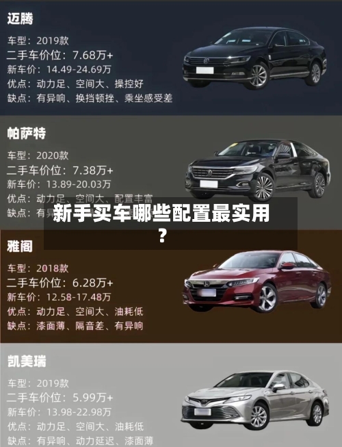 新手买车哪些配置最实用？-第2张图片