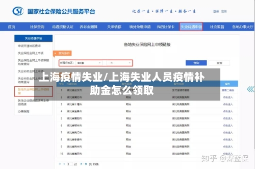 上海疫情失业/上海失业人员疫情补助金怎么领取-第2张图片