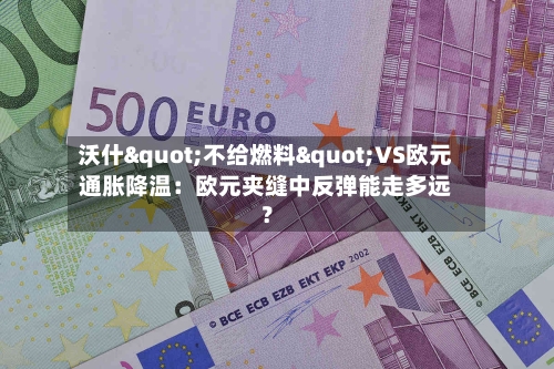 沃什"不给燃料"VS欧元通胀降温：欧元夹缝中反弹能走多远？