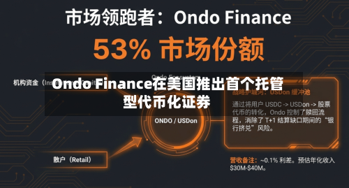 Ondo Finance在美国推出首个托管型代币化证券
