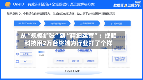 从“规模扩张”到“精细运营	”：捷顺科技用2万台终端为行业打了个样-第2张图片