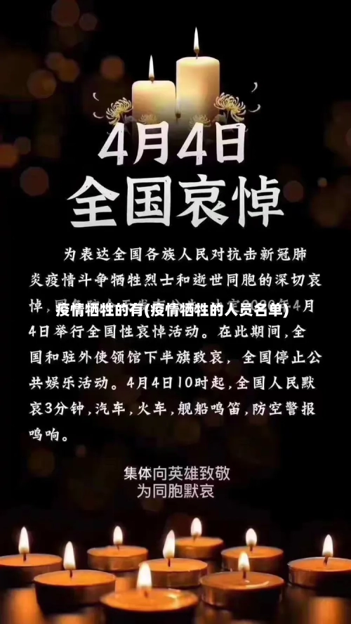 疫情牺牲的有(疫情牺牲的人员名单)