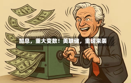 加息	，重大变数！美联储，重磅来袭-第2张图片