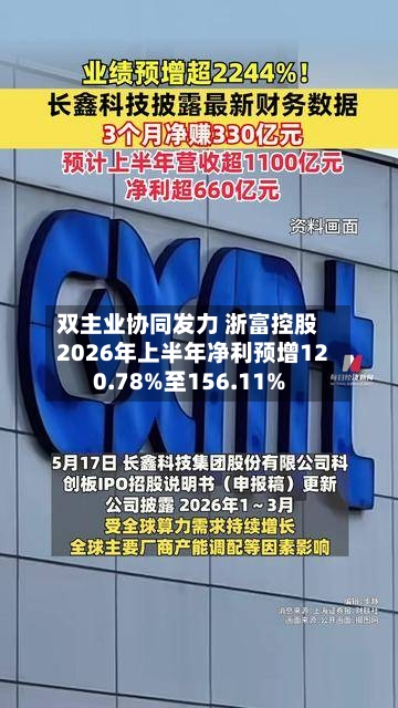 双主业协同发力 浙富控股2026年上半年净利预增120.78%至156.11%-第2张图片