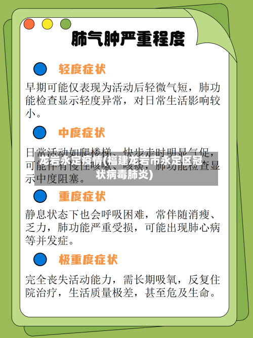 龙岩永定疫情(福建龙岩市永定区冠状病毒肺炎)-第2张图片