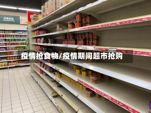 疫情抢食物/疫情期间超市抢购-第2张图片