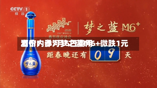 酒价内参7月6日费用发布：洋河梦之蓝M6+微跌1元