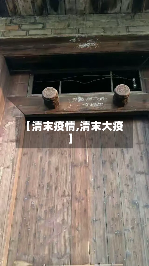 【清末疫情,清末大疫】-第2张图片