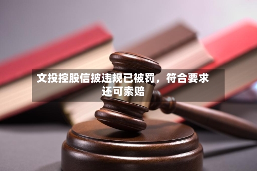 文投控股信披违规已被罚	，符合要求还可索赔-第2张图片