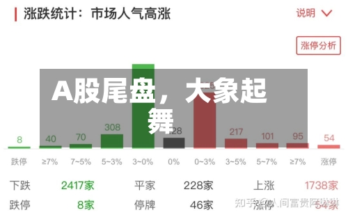 A股尾盘	，大象起舞-第2张图片