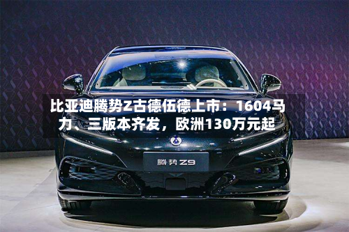 比亚迪腾势Z古德伍德上市：1604马力、三版本齐发，欧洲130万元起